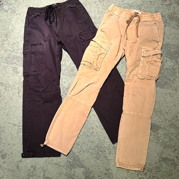 Khaki PacSun Cargo Pants - Size Small - Picture 3 of 3